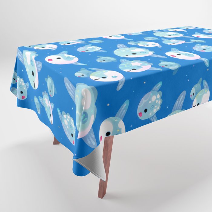 Swimming sunfish Tablecloth Gallery Image 1