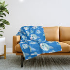 Swimming sunfish Throw Blanket Gallery Image 1