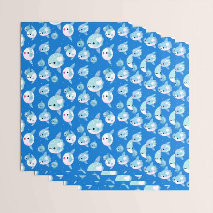 Swimming sunfish Wrapping Paper Gallery Image 3