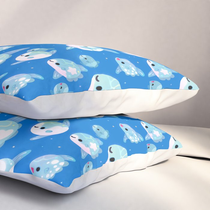 Swimming sunfish Pillow Sham Gallery Image 3