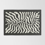 Onyx Ferns: Black & White Matisse Edition Rug Gallery Image 2