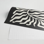 Onyx Ferns: Black & White Matisse Edition Wrapping Paper Gallery Image 2
