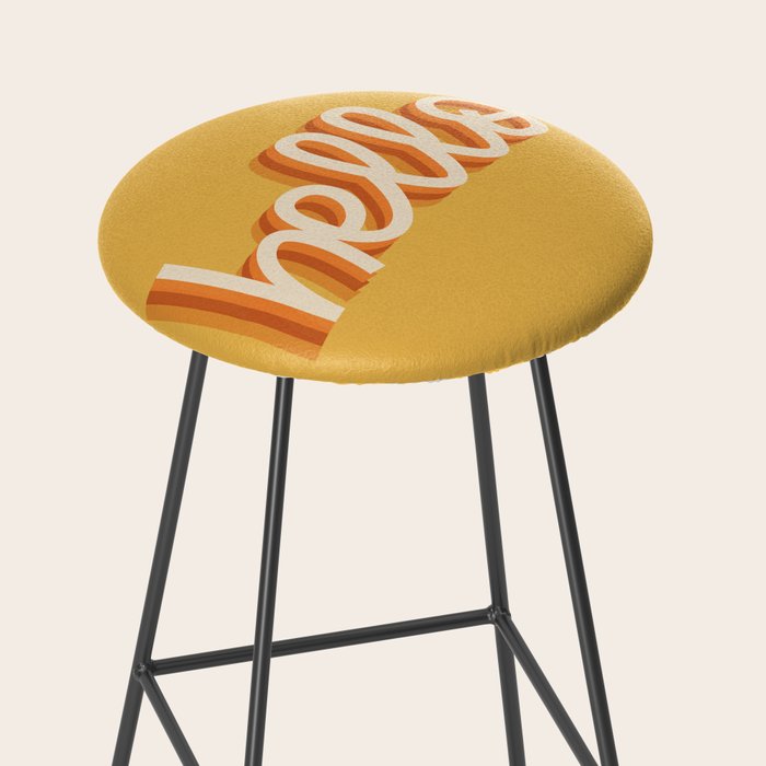 Hello - retro Stool Gallery Image 2