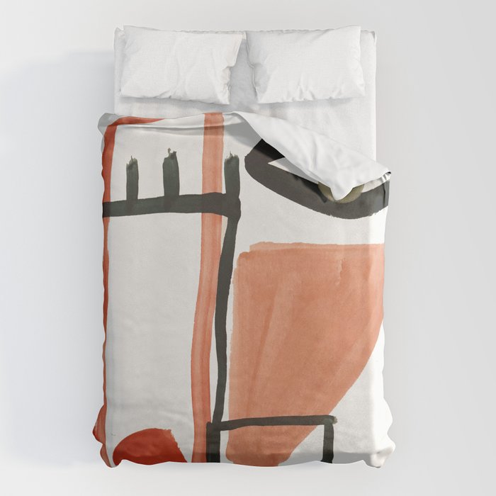 Abstract Face Duvet Cover Gallery Image 1