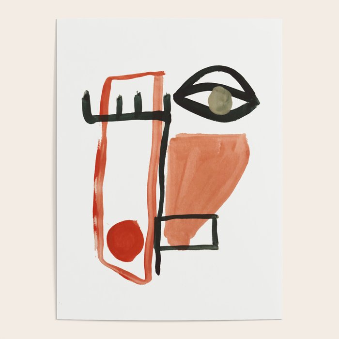 Abstract Face Poster Gallery Image 4