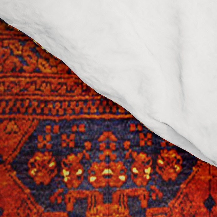 N194 - Red Berber Atlas Oriental Traditional Moroccan Style Comforter Gallery Image 4