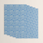 Vintage scandinavian floral art pattern Wrapping Paper Gallery Image 3