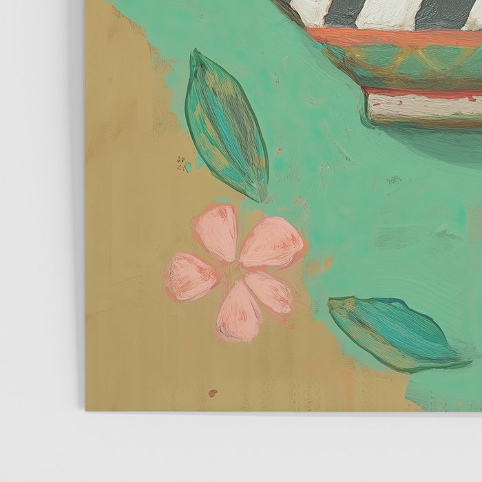 Striped Bowl with Pears Poster Gallery Image 3