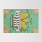 Striped Bowl with Pears Rug Gallery Image 2