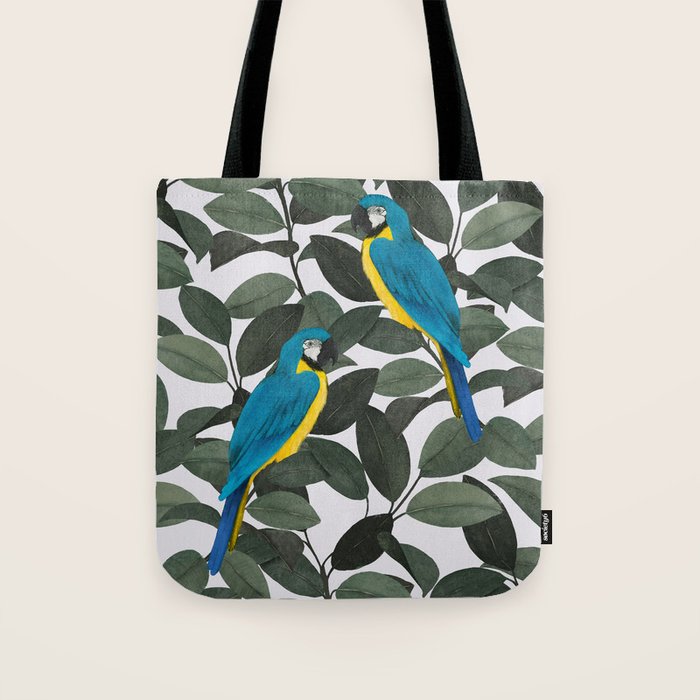 Parrots and jungle II Tote Bag Gallery Image 1
