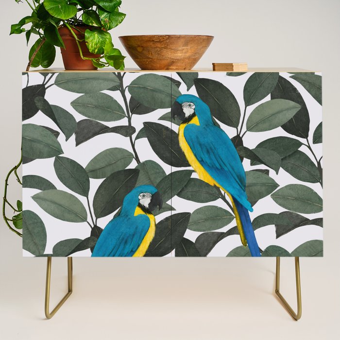 Parrots and jungle II Credenza Gallery Image 1