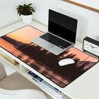 Forest Island at the Lake - Nature Photography Desk Mat Gallery Image 2