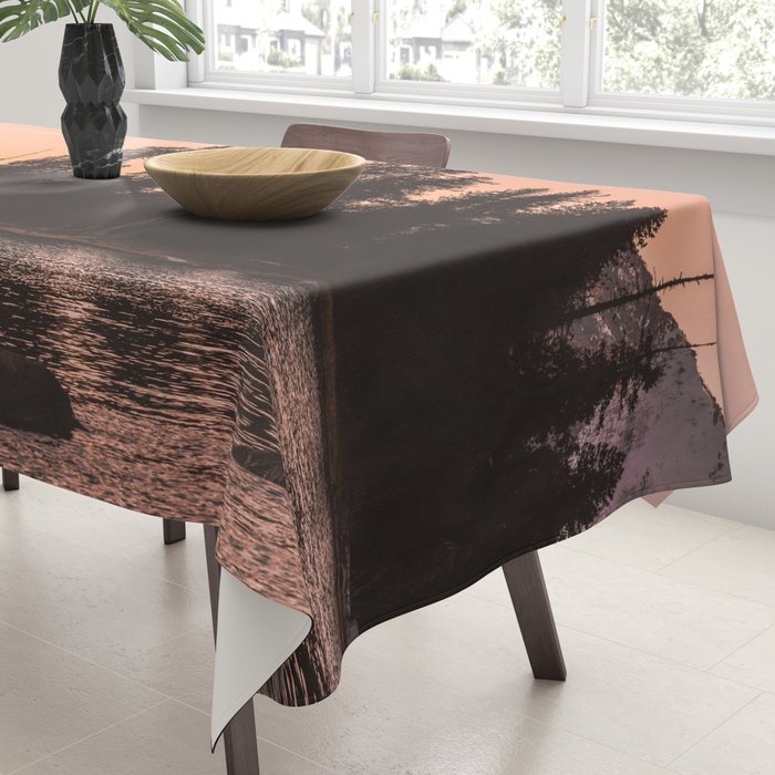 Forest Island at the Lake - Nature Photography Tablecloth Gallery Image 3