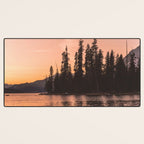 Forest Island at the Lake - Nature Photography Desk Mat Gallery Image 3