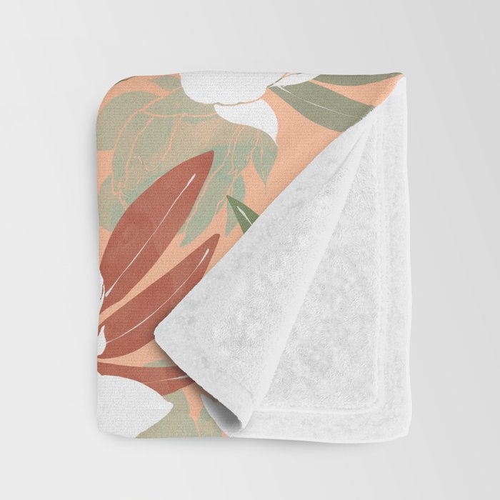Big floral blossoms PF24 Throw Blanket Gallery Image 3