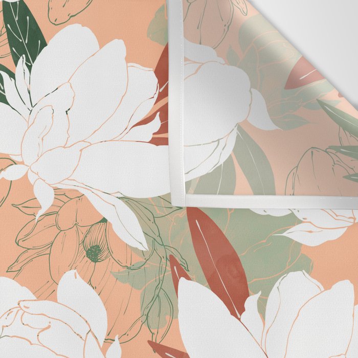 Big floral blossoms PF24 Wall Tapestry Gallery Image 3