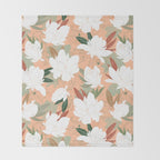Big floral blossoms PF24 Throw Blanket Gallery Image 2
