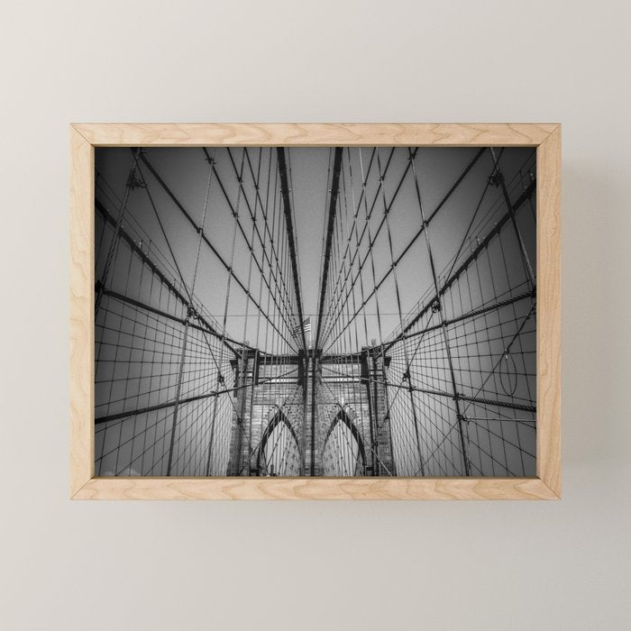 Brooklyn Bridge Mini Art Print Gallery Image 1