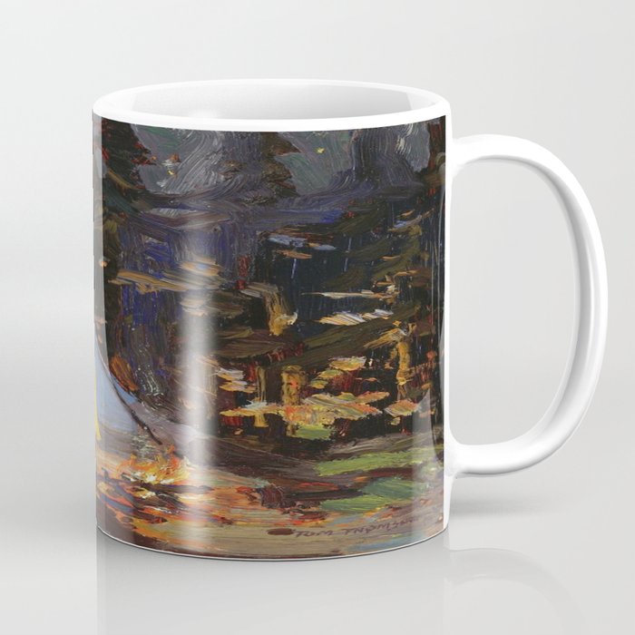 Tom Thomson Campfire 1916 Canadian Landscape Artist Coffee Mug Gallery Image 1