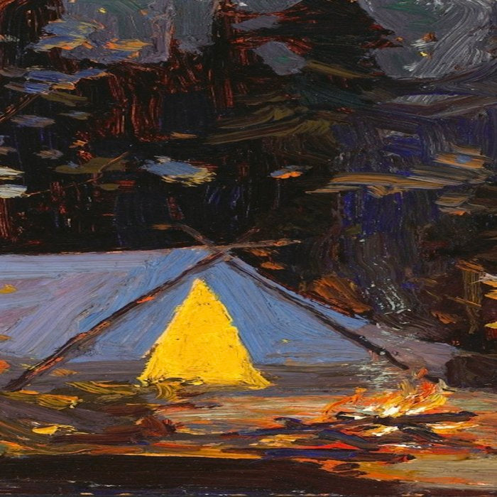 Tom Thomson Campfire 1916 Canadian Landscape Artist Coffee Mug Gallery Image 2