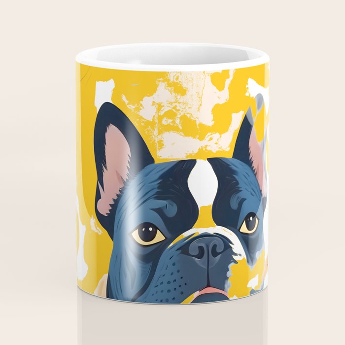 Should I Over Explain Myself or Remain Misunderstood? | Bulldog Pets Funny Quote, Typography Poster Saying Phrase, Cute Quirky Whimsical Dog Animals Naive Illustration Coffee Mug Gallery Image 4