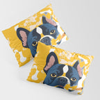Should I Over Explain Myself or Remain Misunderstood? | Bulldog Pets Funny Quote, Typography Poster Saying Phrase, Cute Quirky Whimsical Dog Animals Naive Illustration Pillow Sham Gallery Image 3