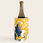 Should I Over Explain Myself or Remain Misunderstood? | Bulldog Pets Funny Quote, Typography Poster Saying Phrase, Cute Quirky Whimsical Dog Animals Naive Illustration Wine Chiller Gallery Image 3
