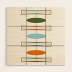 Mid-Century Modern Art 1.2 Wood Wall Art Gallery Image 1