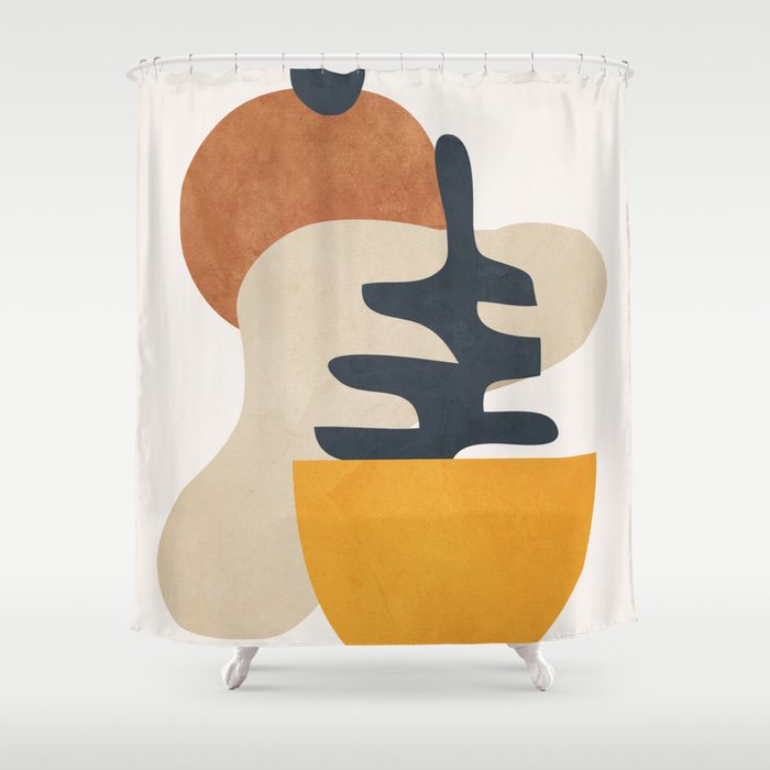 Abstract Art / Shapes 36 Shower Curtain Gallery Image 1