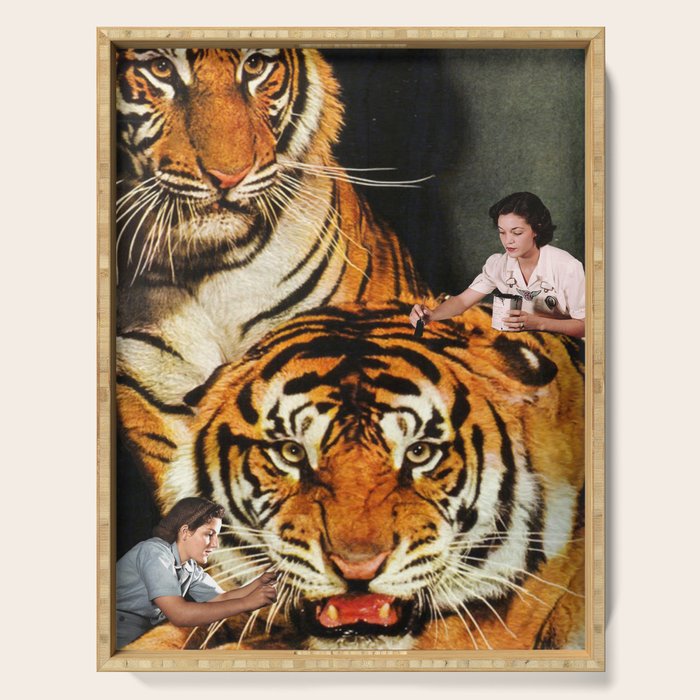 The Making of a Tiger Serving Tray Gallery Image 1