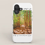 John Muir-And Into The Forest I Go To Lose My Mind And Find My Soul iPhone Case Gallery Image 1