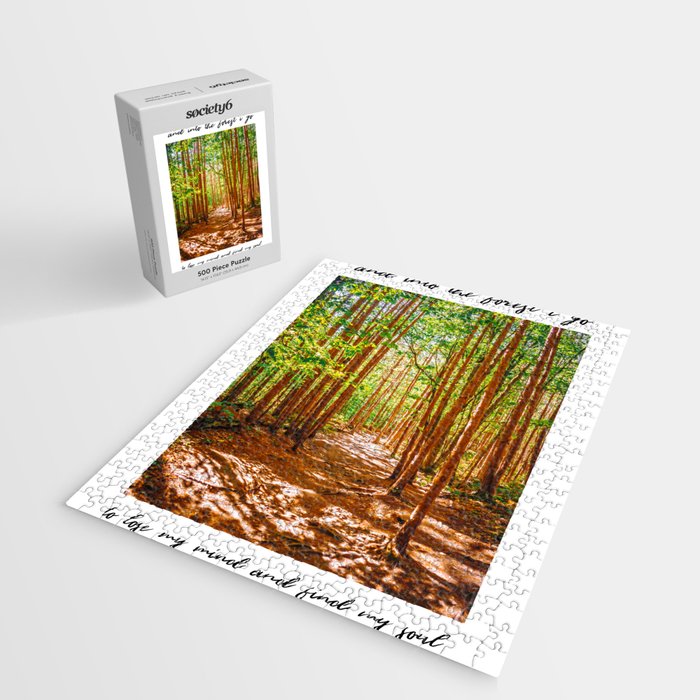 John Muir-And Into The Forest I Go To Lose My Mind And Find My Soul Jigsaw Puzzle Gallery Image 2