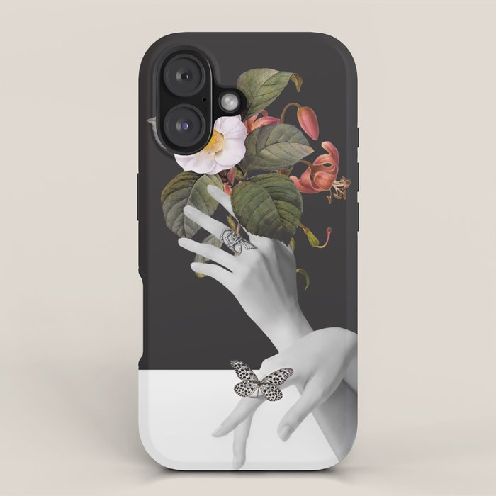 Hands With Flowers iPhone Case Gallery Image 1