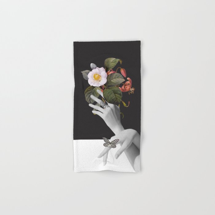 Hands With Flowers Towels Gallery Image 1