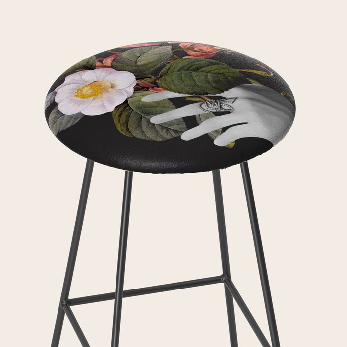 Hands With Flowers Stool Gallery Image 2