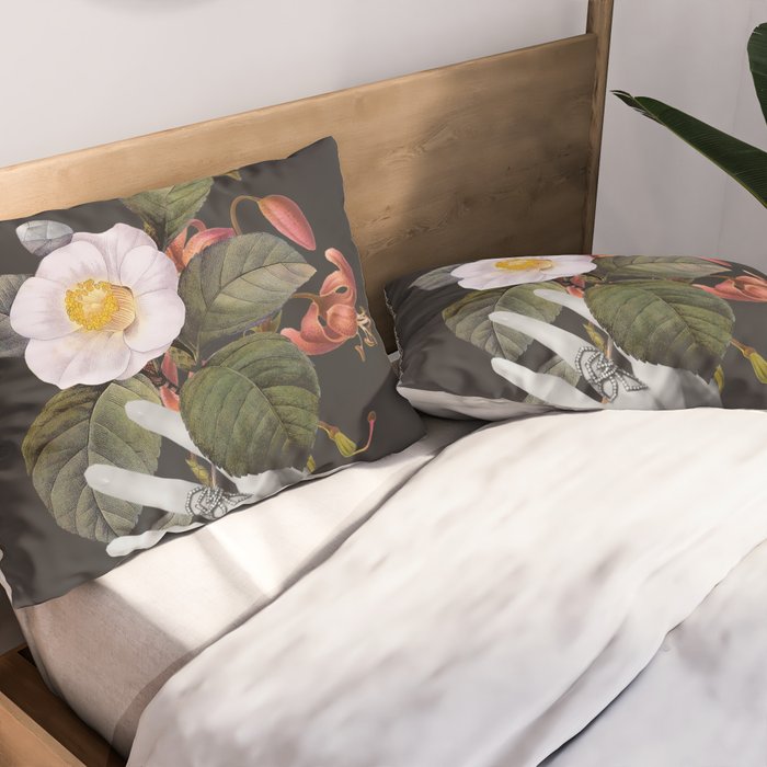 Hands With Flowers Pillow Sham Gallery Image 2