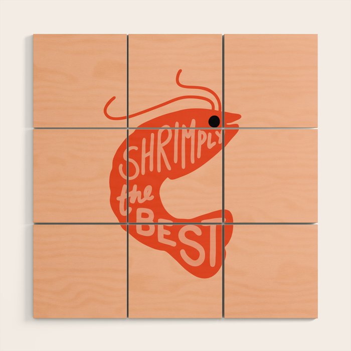 Shrimply the Best Wood Wall Art Gallery Image 1
