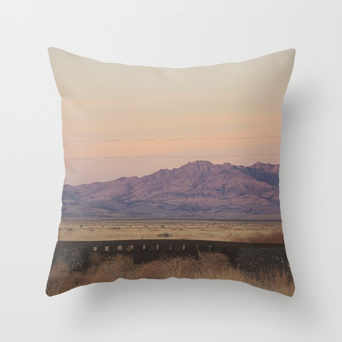 West Texas Sunset Throw Pillow Gallery Image 1