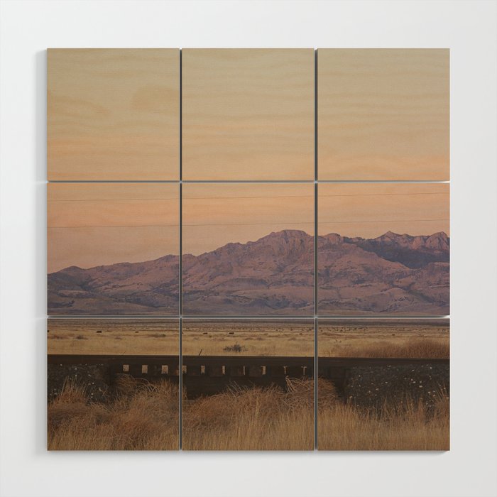 West Texas Sunset Wood Wall Art Gallery Image 1