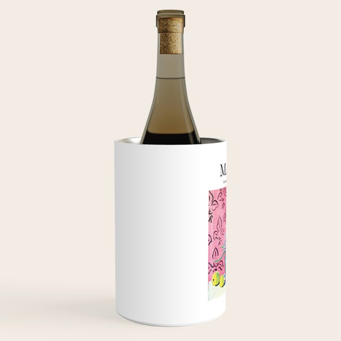 Lemons against Pink Background by Henri Matisse - Artwork Design Wine Chiller Gallery Image 2