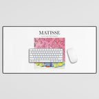 Lemons against Pink Background by Henri Matisse - Artwork Design Desk Mat Gallery Image 1