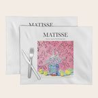 Lemons against Pink Background by Henri Matisse - Artwork Design Placemat Gallery Image 1