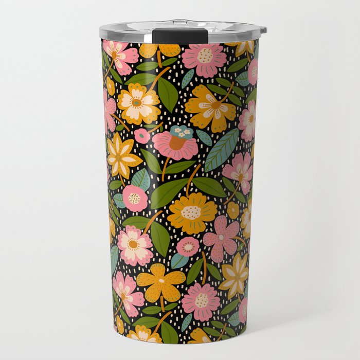 Floral Jungle  Travel Mug Gallery Image 1