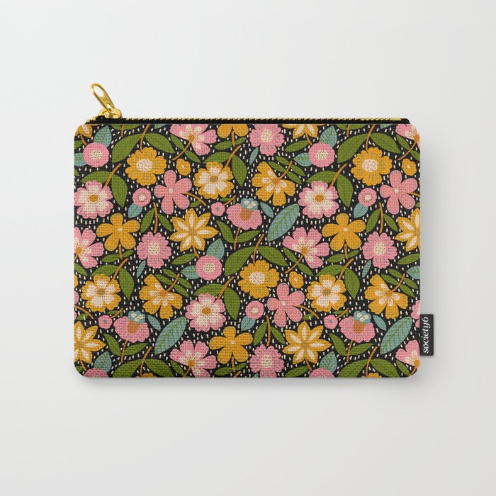 Floral Jungle  Carry All Pouch Gallery Image 1
