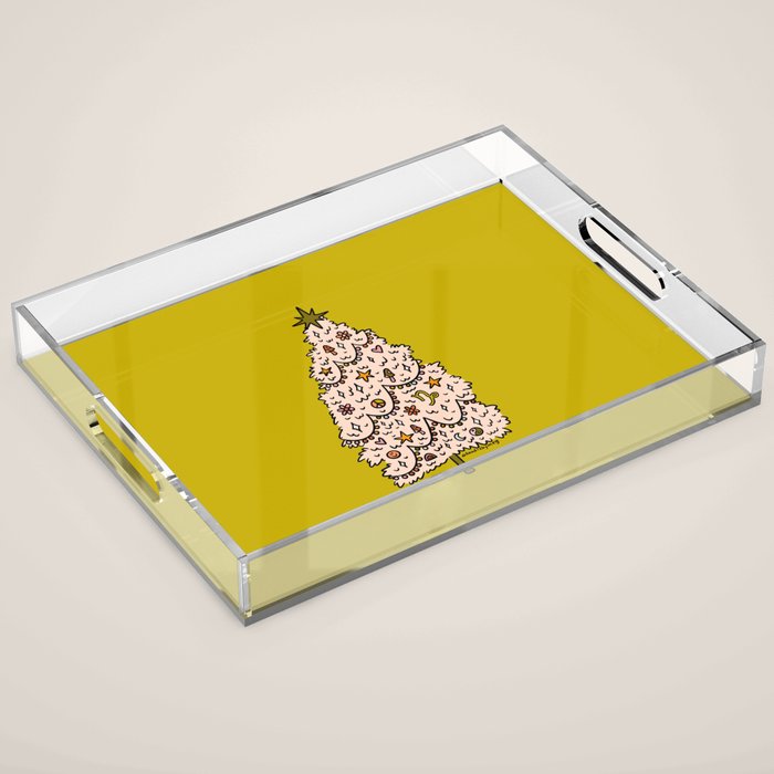 Capricorn Tree Acrylic Tray Gallery Image 1