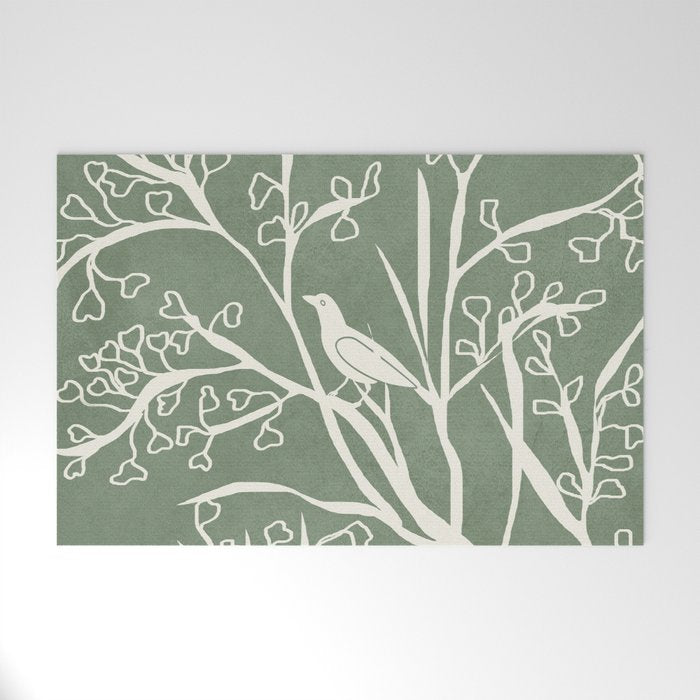 Birds on Branches 02 Welcome Mat Gallery Image 1