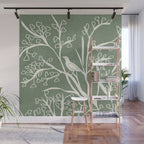 Birds on Branches 02 Wall Mural Gallery Image 1