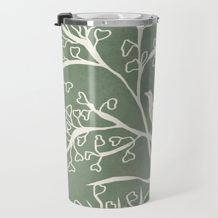 Birds on Branches 02 Travel Mug Gallery Image 3