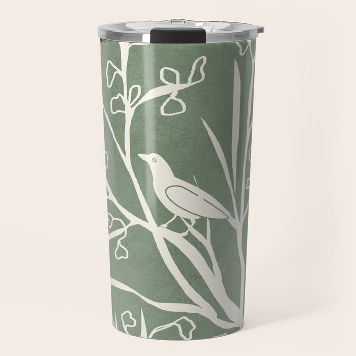 Birds on Branches 02 Travel Mug Gallery Image 1