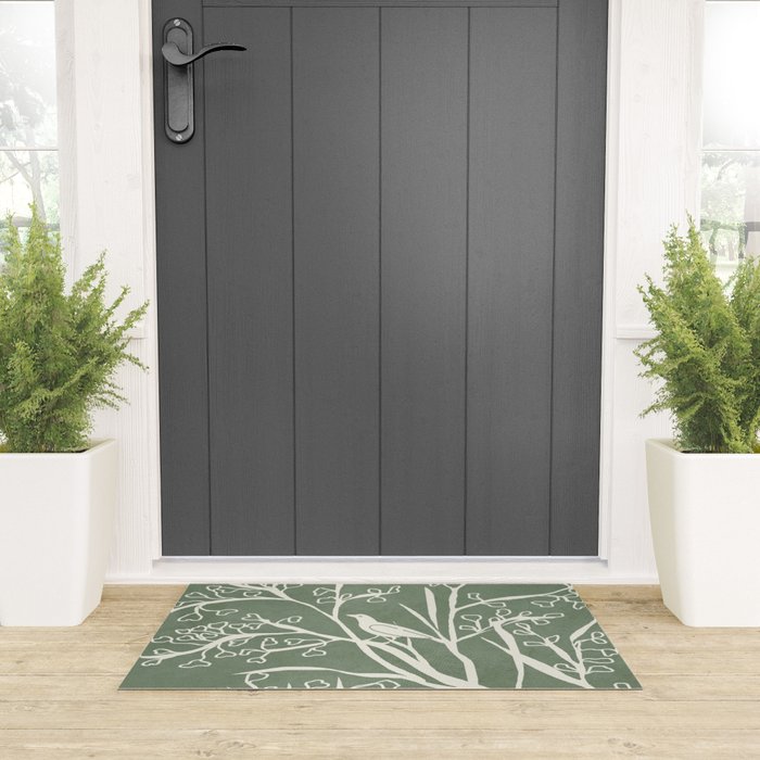 Birds on Branches 02 Welcome Mat Gallery Image 3